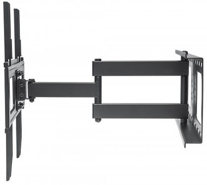 Manhattan Wall Mount for TV & Monitors (Full Motion), For screens 32" to 55", VESA compatibility: all between 200x200mm to 400x400mm - check the dimensions of the four mounting holes on back of screen to ensure it fits, Max 50kg, Black, Bracket, Lifetime