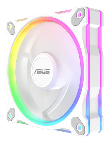ASUS Prime MR120 Fan ARGB White 3in1 Computer case 12 cm