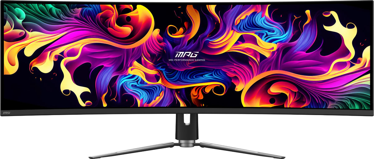 MSI MPG 491CQP QD-OLED computer monitor 124.5 cm (49") 5120 x 1440 pixels Dual WQHD Black