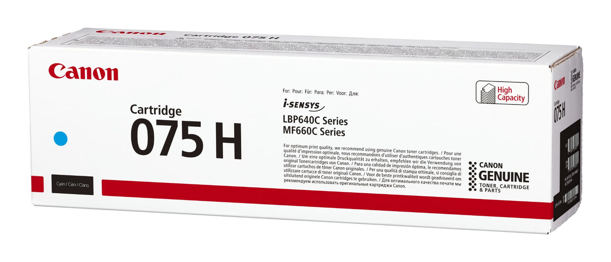Canon 6368C002/075H Toner cartridge cyan high-capacity, 2.5K pages ISO/IEC 19752 for Canon i-SENSYS LBP-640