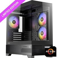 LOGIX RGB Gaming Build -AMD Ryzen 5 7600 6 Core 12 Thread, 3.80GHz (5.10GHz Boost), 32GB Kingston DDR5 RAM, 1TB Kingston SSD, Gigabyte RTX 4060 8GB Graphics 240mm RGB Liquid Cooler, WiFi 6e Windows 11 Home PC