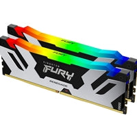 Kingston Fury Renegade Silver RGB KF564C32RSAK2-32 32GB (16GB x2) DDR5 6400MT/s Non ECC DIMM