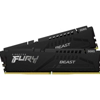 Kingston FURY Beast 64GB (2 x 32GB) 6000MHz DDR5 DIMM System Memory Black Heatsink