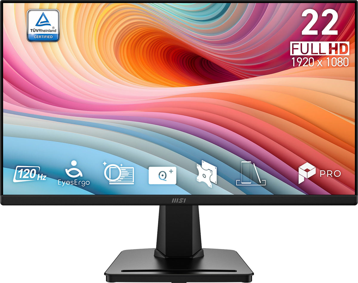 MSI PRO MP225 E12VL computer monitor 54.5 cm (21.4") 1920 x 1080 pixels Full HD Black