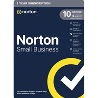 Norton Small Business, Antivirus Software, 10 Devices, 1-year Subscription, Includes 250GB of Cloud Storage, Dark Web Monitoring, Private Browser, 24/7 Business Support, Activation Code by email - ESD