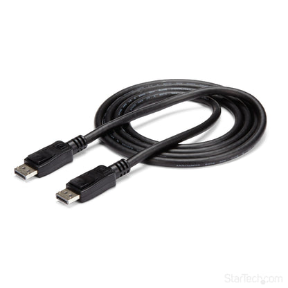 StarTech.com 6ft (1.8m) DisplayPort 1.2 Cable - 4K x 2K Ultra HD VESA Certified DisplayPort Cable - DP to DP Cable for Monitor - DP Video/Display Cord - Latching DP Connectors