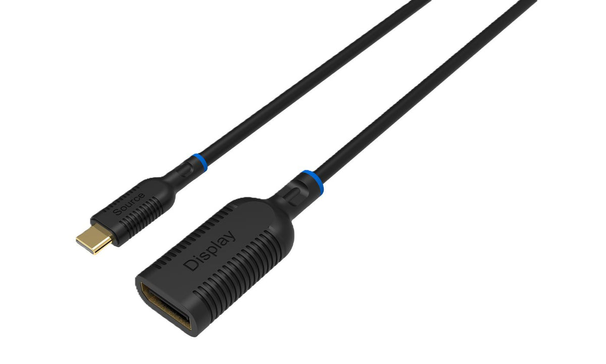 Microconnect MC-USBCDP-A video cable adapter 0.2 m USB Type-C DisplayPort Black