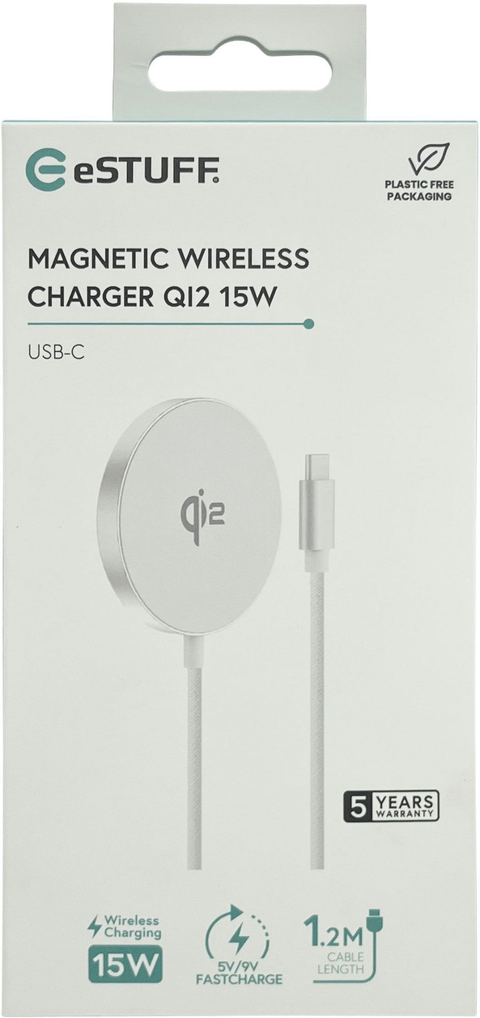 eSTUFF ES638300 mobile device charger Smartphone Aluminium AC Wireless charging Fast charging Indoor
