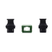 StarTech.com MPO/MTP Coupler, Single Mode/Multimode Fiber Adapter, Key Up-Key Down, Fiber Optic MPO/MTP Coupler - Green
