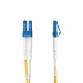StarTech.com 3m (9.8ft) LC to LC (UPC) OS2 Single Mode Duplex Fiber Optic Cable, 9/125µm, 100G, Bend Insensitive, Low Insertion Loss - LSZH Fiber Jumper Cord