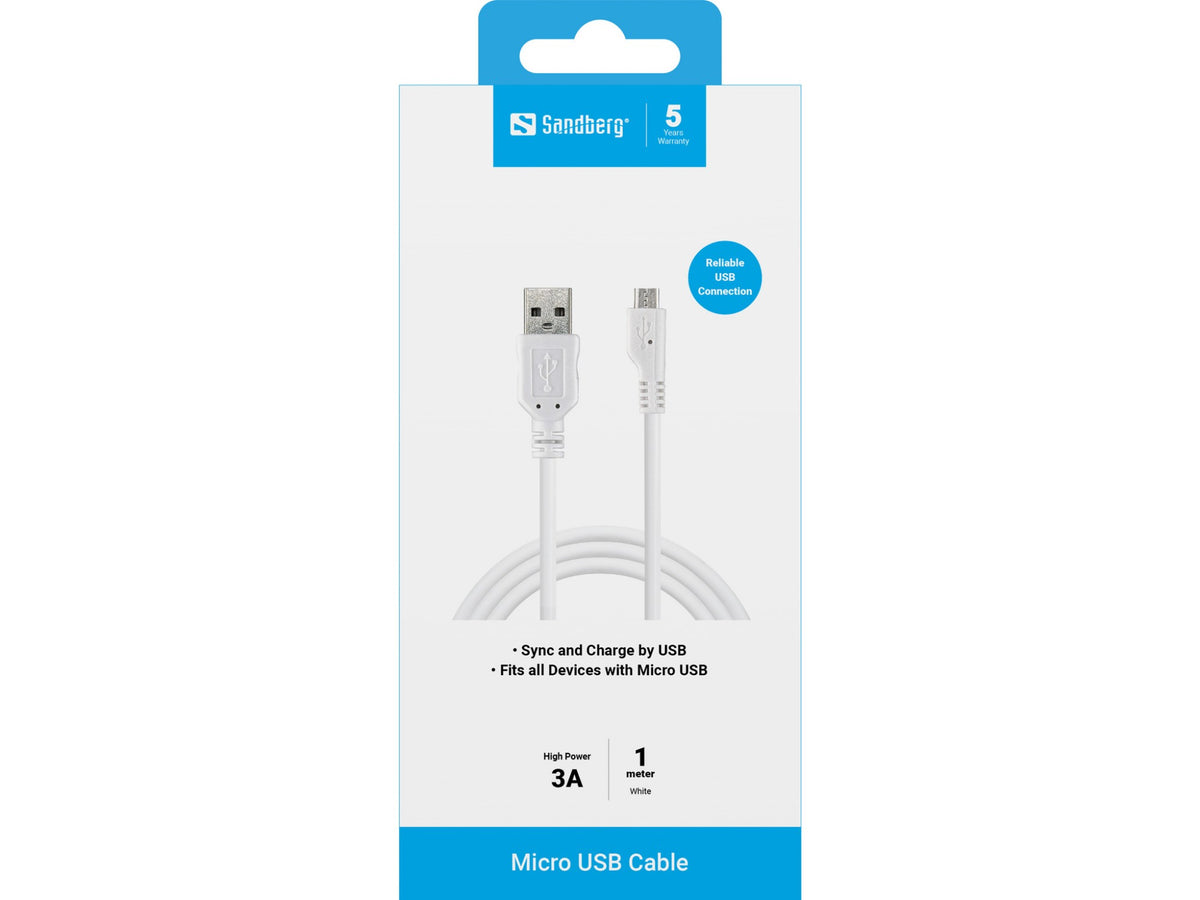 Sandberg USB-AMicroUSB Charge Cable 1m