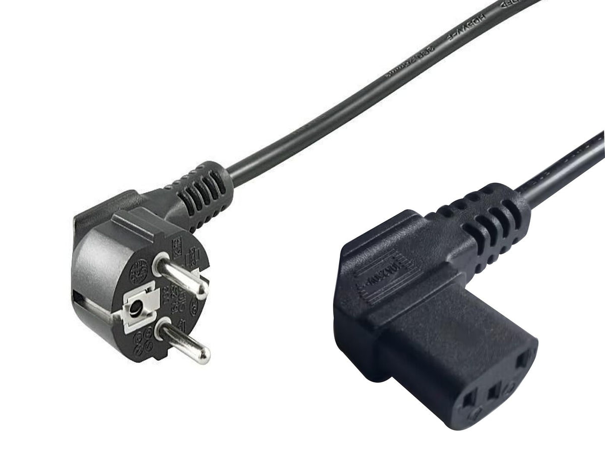 Microconnect PE010530 power cable Black 3 m Power plug type E+F C13 coupler