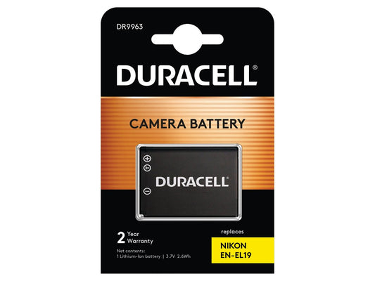 Duracell Camera Battery - replaces Nikon EN-EL19 Battery