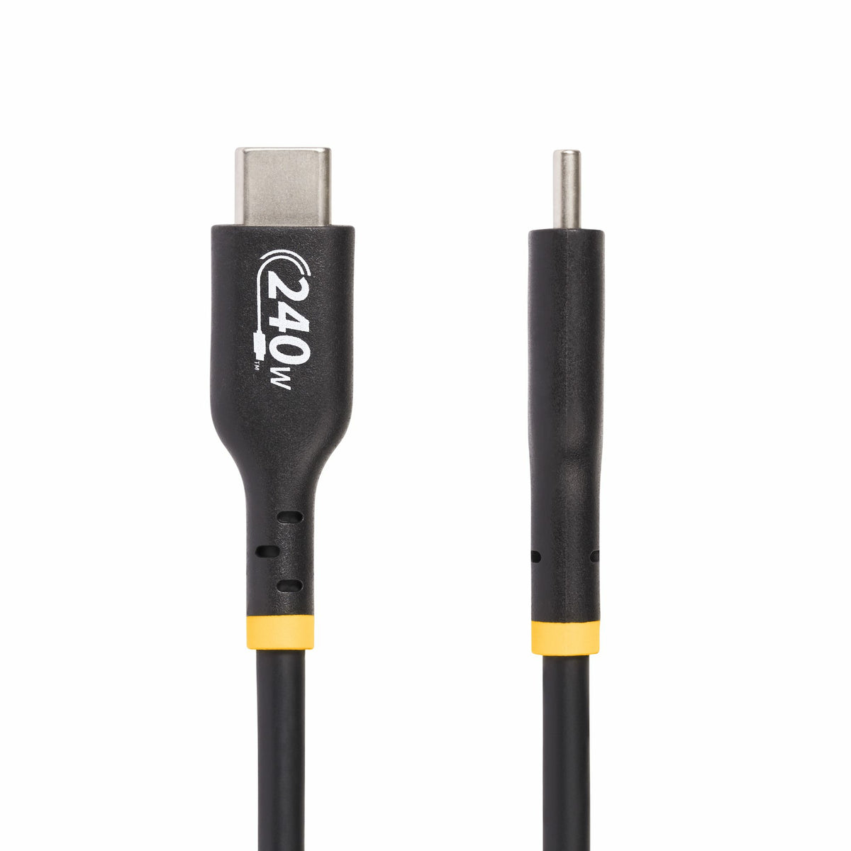 StarTech.com 3.3ft (1m) USB-C Charging Cable, Charge & Sync, 240W (5A) PD EPR, USB 2.0 Laptop Charger Cable, USB-IF Certified, TPE Jacket - Black USB C Charging Cord