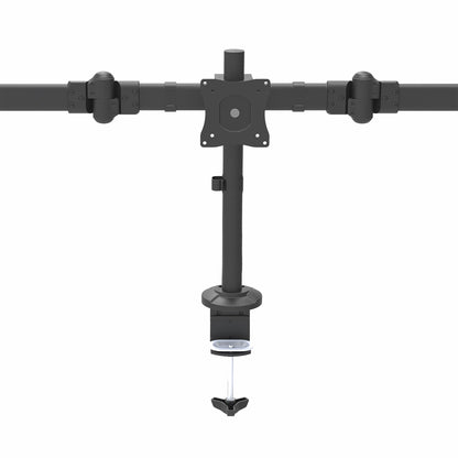 StarTech.com Desk Mount Triple Monitor Arm - Ergonomic VESA 3 Monitor Mount up to 27" (17.6lb/8kg) - Articulating & Height Adjustable Pole Mount - Tilt/Swivel/Rotate LCD/LED Screen - Desk Clamp/Grommet