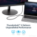 StarTech.com 3.3ft (1m) Thunderbolt 3 Cable, 20Gbps, 100W PD, 4K, Thunderbolt Certified, Compatible with Thunderbolt 4/USB 3.2/DisplayPort