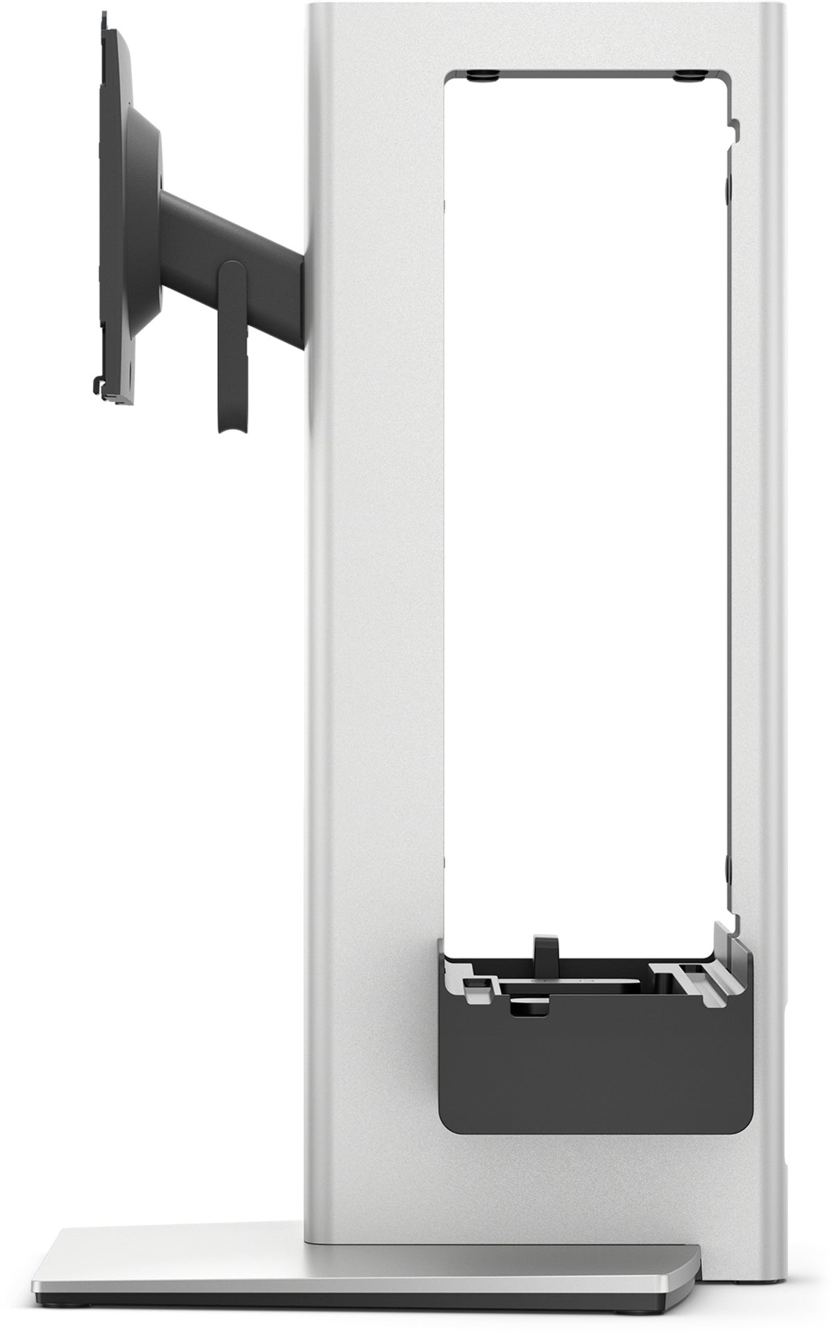 DELL Pro Slim OSS25 68.6 cm (27") Desk Black, Silver