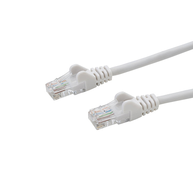 connektgear 2m RJ45 CAT6 UTP Stranded Flush Moulded LS0H Network Cable - 24AWG - White