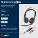 HP Poly Blackwire 5220 Stereo USB-C Headset +3.5mm Plug +USB-C/A Adapter (Bulk)