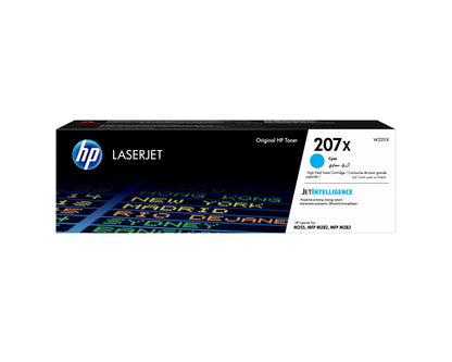 HP W2211X/207X Toner cartridge cyan high-capacity, 2.45K pages ISO/IEC 19752 for HP M 283