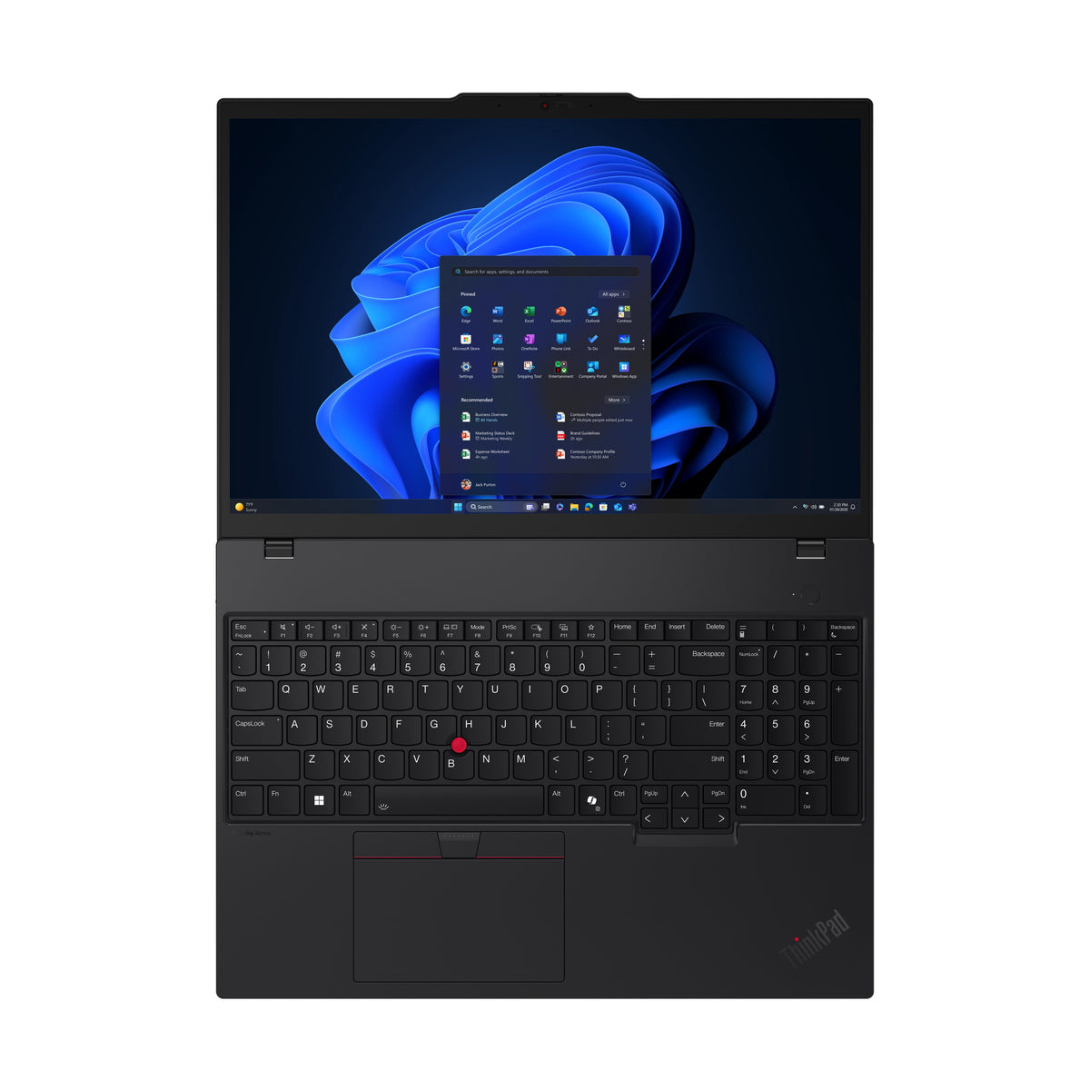 Lenovo ThinkPad T16 Gen 4 (Intel) Intel Core Ultra 5 225U Laptop 40.6 cm (16") WUXGA 16 GB DDR5-SDRAM 512 GB SSD Wi-Fi 6E (802.11ax) Windows 11 Pro English Black