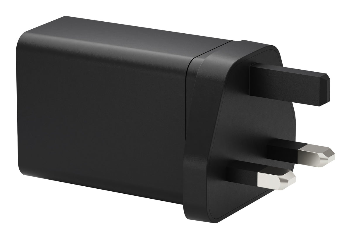 dbramante1928 IT - UK W. Charger - 2xUSB-C 70W + 1xUSB-A - BLK