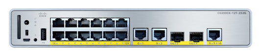 Cisco C9200CX-12T-2X2G-A network switch PoE