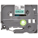 Brother TZE-721 DirectLabel black on green Laminat 9mm x 8m for Brother P-Touch TZ 3.5-18mm/6-12mm/6-18mm/6-24mm/6-36mm