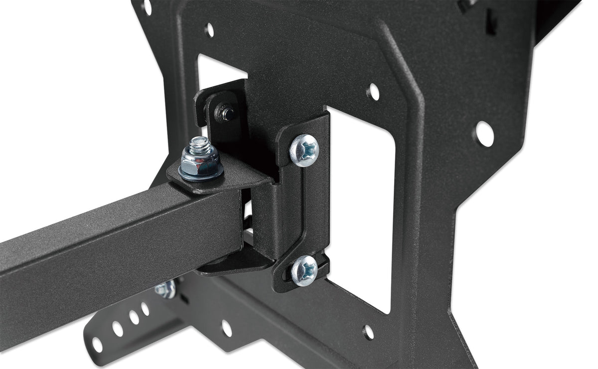 Manhattan Wall Mount for TV & Monitors (Full Motion), For screens 32" to 55", VESA compatibility: all between 100x100mm to 400x400mm - check the dimensions of the four mounting holes on back of screen to ensure it fits, Max 30kg, Black, Bracket