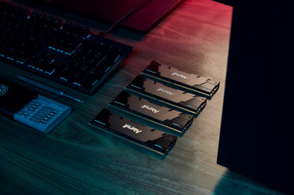 Kingston Technology FURY 32GB 3600MT/s DDR4 CL16 DIMM (Kit of 2) 2RX8 Renegade Black
