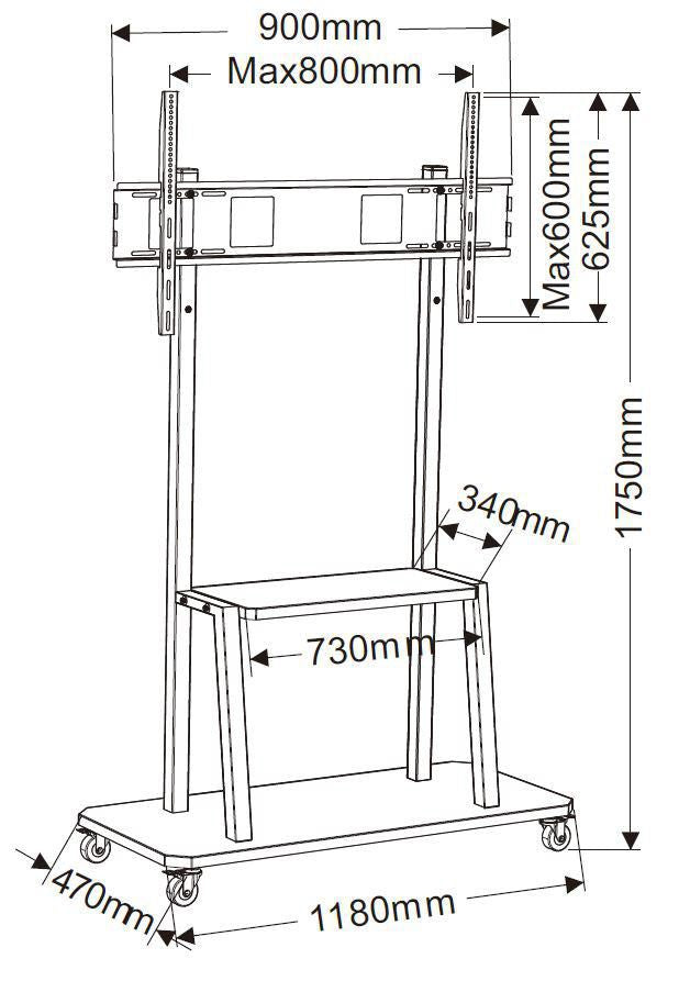 Vivolink VLFS4290 monitor mount / stand