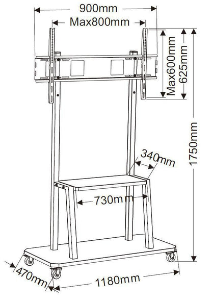 Vivolink VLFS4290 monitor mount / stand