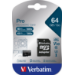 Verbatim Pro 64 GB MicroSDXC UHS Class 10