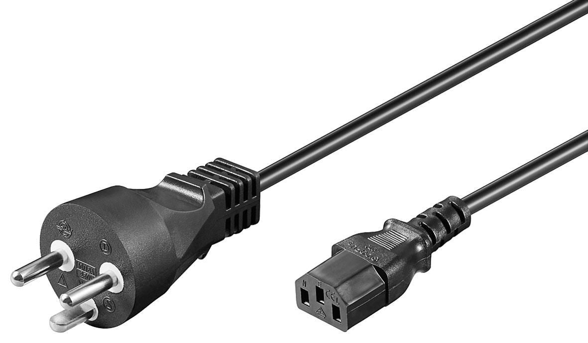 Microconnect PE120430R power cable Black 3 m Power plug type K C13 coupler