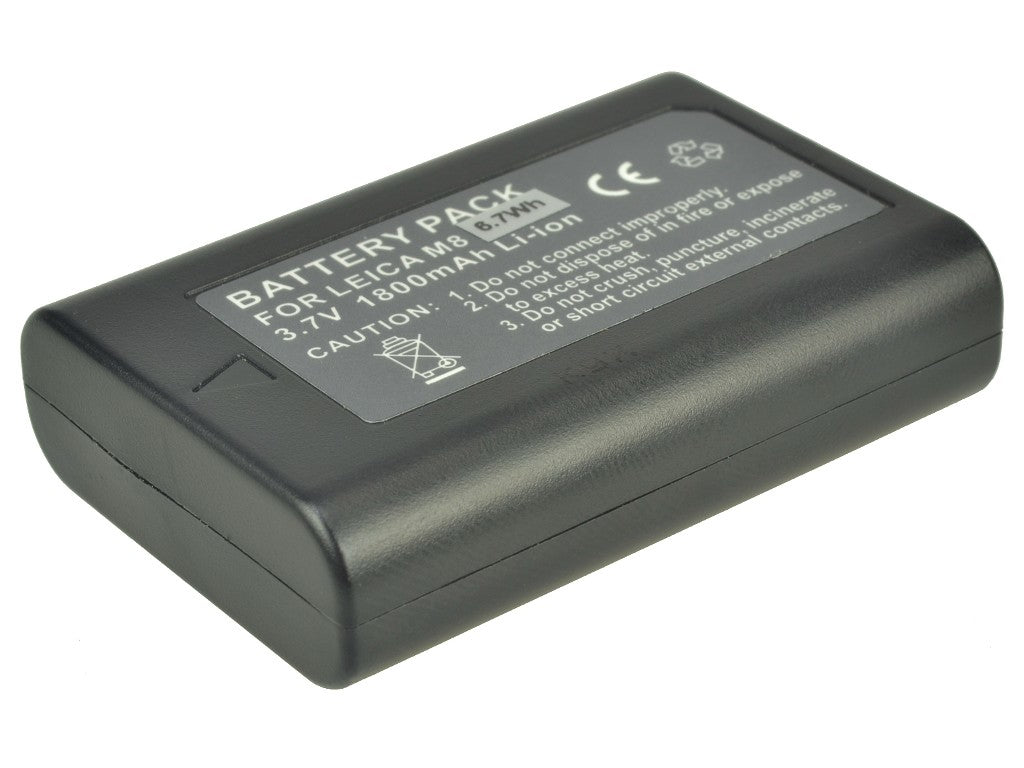 2-Power Digital Camera Battery 3.7v 1600mAh