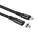 Microconnect MC-LS-USB4CC0.5 USB cable USB4 Gen 3x2 0.5 m USB C 240 W Black