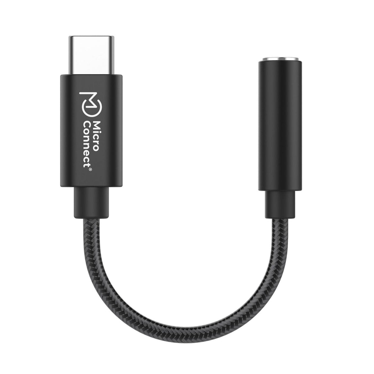 Microconnect MC-AUDIO-USBC video cable adapter 0.13 m USB Type-C Black