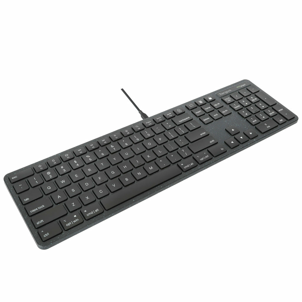 Targus EcoSmart AKB874NO keyboard Universal USB QWERTY Nordic Black
