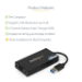 StarTech.com USB 3.0 to HDMI Adapter - 4K 30Hz Ultra HD - DisplayLink Certified - USB Type-A to HDMI Display Adapter Converter for Monitor - External Video & Graphics Card - Mac & Windows