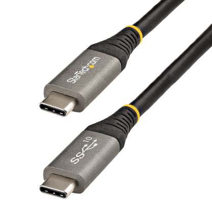 StarTech.com 1.6ft (50cm) USB-C Cable, USB 10Gbps, 100W (5A) Power Delivery, 8K 60Hz / 4K 144Hz DP Alt Mode, Thunderbolt Compatible