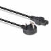Lindy 2m Mains UK 3 Pin Plug to Hot Conditioned IEC C15 Power Cable  Kettle Lead
