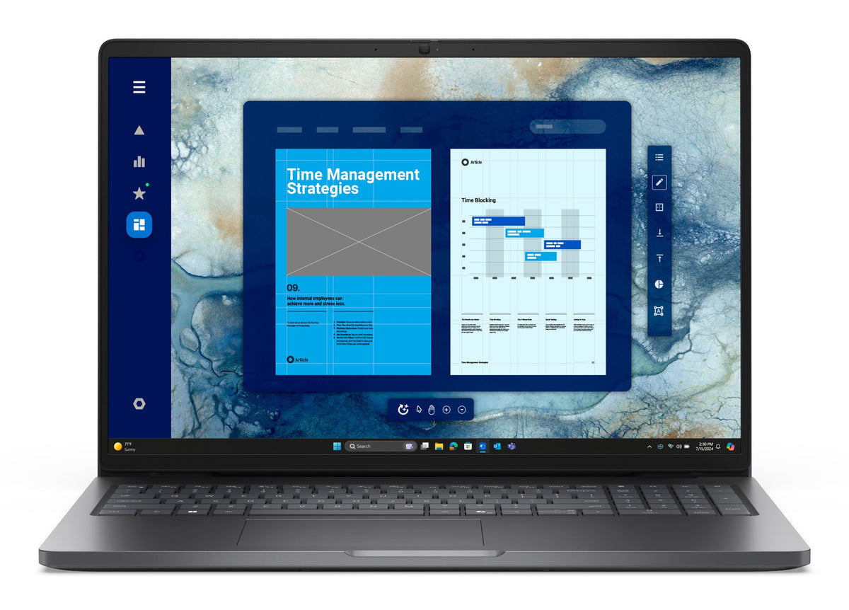 DELL Pro 16 PC16250 Intel Core 5 120U Laptop 40.6 cm (16") Full HD+ 16 GB DDR5-SDRAM 512 GB SSD Wi-Fi 6E (802.11ax) Windows 11 Pro Black QWERTY UK English
