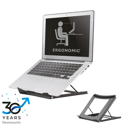 Neomounts NSLS075BLACK Laptop stand 10-16" - foldable - compact - universal