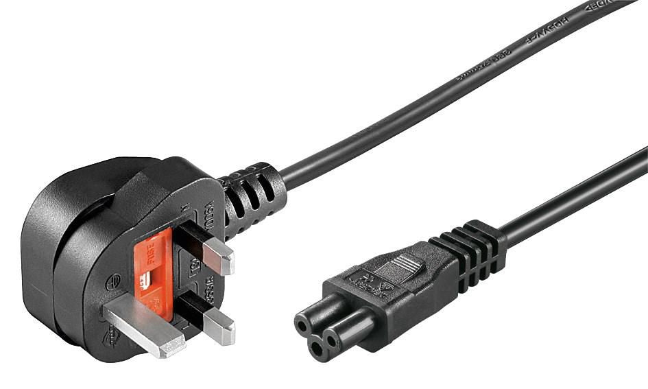Microconnect PE090818 power cable Black 2 m Power plug type G C5 coupler