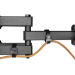 Manhattan Wall Mount for TV & Monitors (Full Motion), For screens 32" to 65", VESA compatibility: all between 100x100mm to 600x400mm - check the dimensions of the four mounting holes on back of screen to ensure it fits, Max 40kg, Black, Bracket, Lifetime