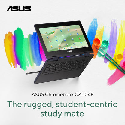 ASUS Chromebook CZ11 Flip CZ1104FM4A-NS0073 MediaTek Kompanio Kompanio 540 29.5 cm (11.6") Touchscreen HD 8 GB LPDDR4x-SDRAM 64 GB eMMC Wi-Fi 6 (802.11ax) ChromeOS UK English Grey