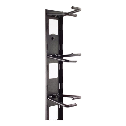 APC NetShelter Cable Management, Vertical Cable Manager, Cable Rings, Set of 8, Black, 55 mm x 766 mm x 85 mm