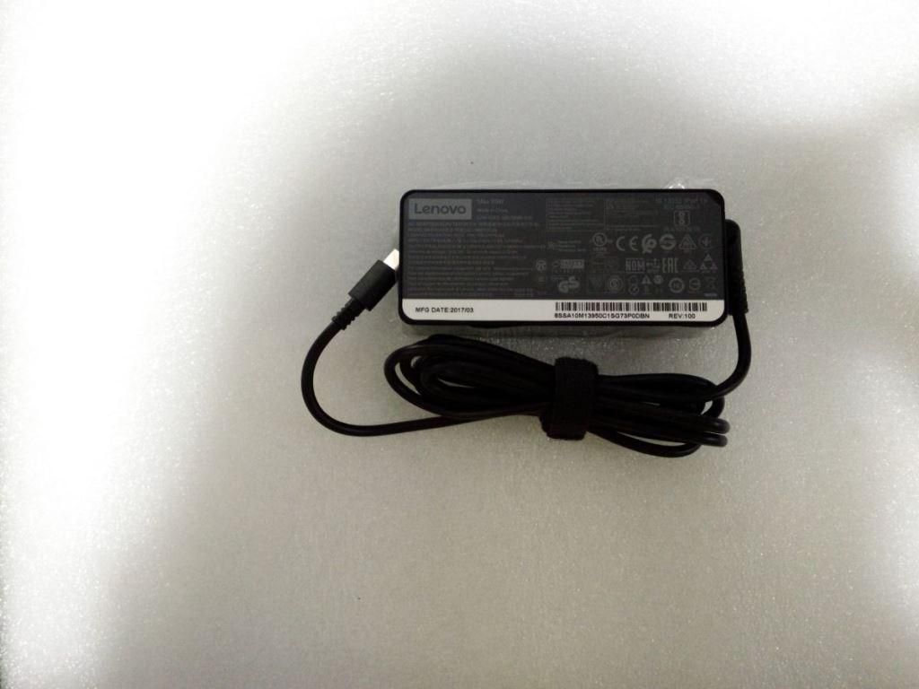 Lenovo FRU01FR026 65W USB-C AC Adapter with UK Plug