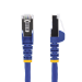 StarTech.com 50cm Blue CAT8 Ethernet Cable, Snagless RJ45, 25G/40G, 2000MHz, 100W PoE++, S/FTP, 26AWG Pure Bare Copper Wire, LSZH, Shielded Network Patch Cord w/Strain Reliefs, Individually Tested