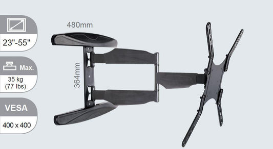 Vivolink VLMW2355A TV mount/stand 139.7 cm (55") Black